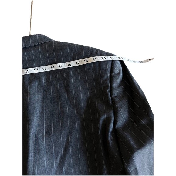 Sean John Suit Mens 46L Pinstripe 100% Wool Pants W36xL31 - Picture 13 of 16